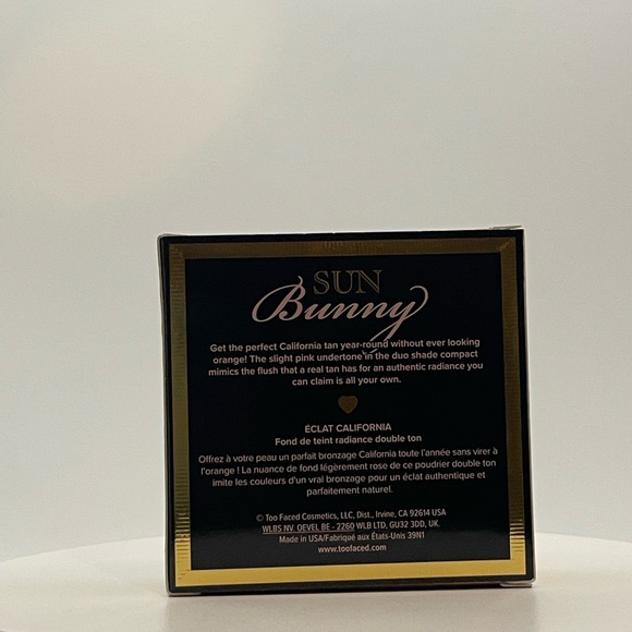Too Faced Sun Bunny Bronzer - California glow authentic new - Picture 12 of 13